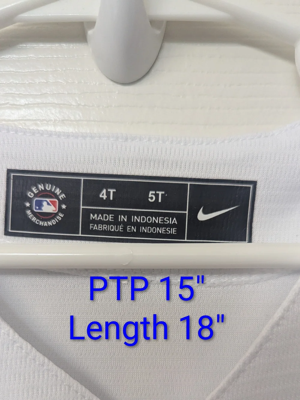 Dodgers 4T / 5T Valenzuela Jersey - Picture 4 of 5